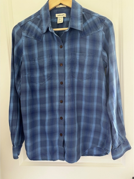 Tops - Ariat Women's Plaid Button-Down Shirt